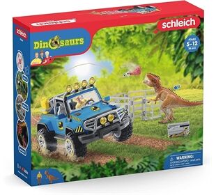 Schleich Geländewagen Mit Dino-Außenposten