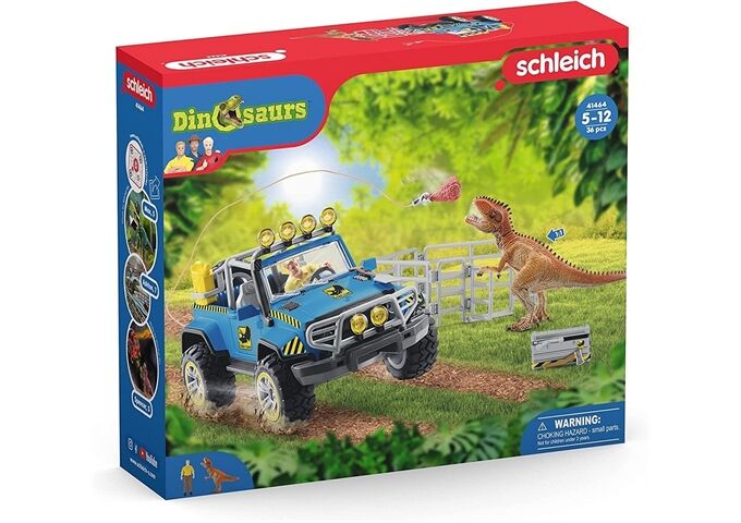 Schleich Geländewagen Mit Dino-Außenposten