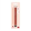 Legami REFILL ERASABLE PEN - RED - PACK 3 PCS