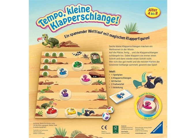 Ravensburger Tempo, kleine Klapperschlange
