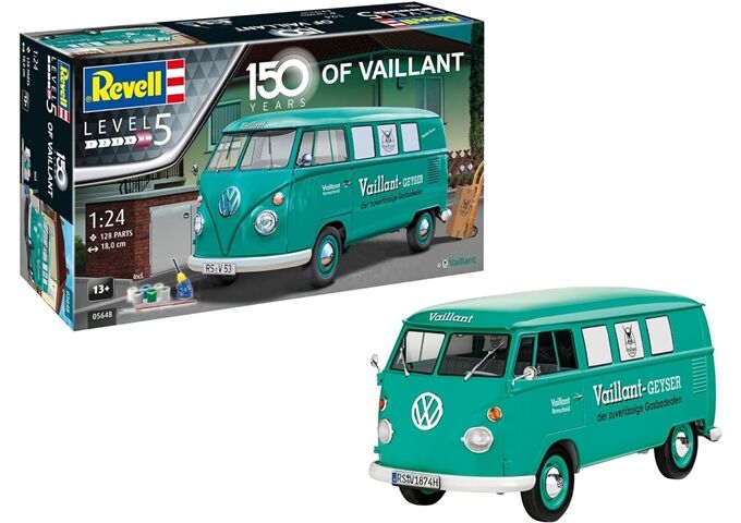Revell Geschenkset 150 years of Vaillant VW T1