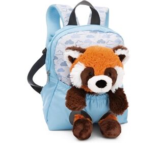 Nici Rucksack mit Plüschtier 21x26cm Roter Pa