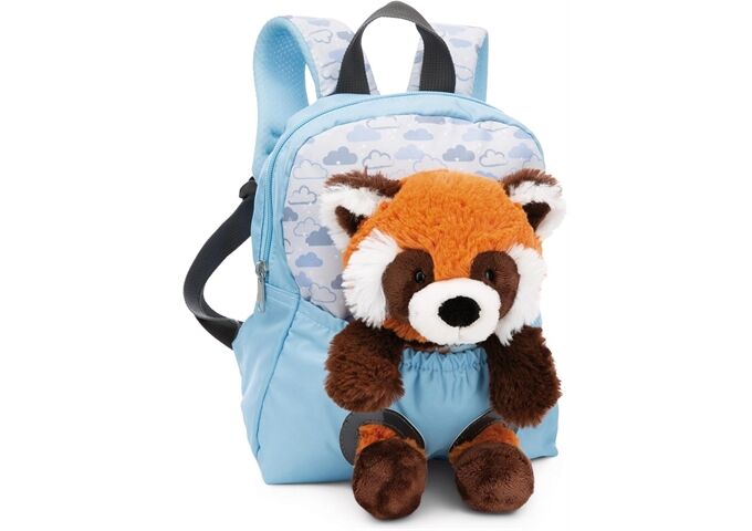 Nici Rucksack mit Plüschtier 21x26cm Roter Pa