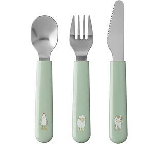 MEPAL kinder-besteckset mio 3-teilig - little farm