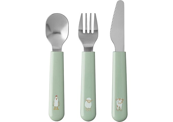 MEPAL kinder-besteckset mio 3-teilig - little farm