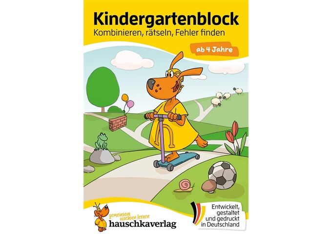 Hauschka Verlag Kindergarten-Kombinieren,rätseln,Fehler finden ab