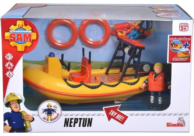 Simba Sam Neptune, Boot Mit Figur