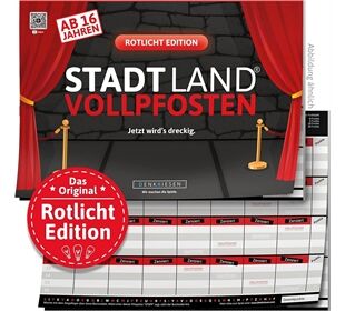 Denkriesen STADT LAND VOLLPFOSTEN - ROTLICHT EDITION (DinA4-F