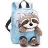 Nici Rucksack mit Plüschtier Waschbär 25cm