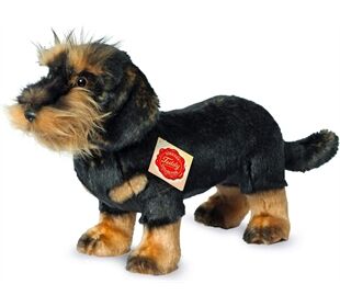 Teddy-Hermann Rauhaardackel, ca. 28cm