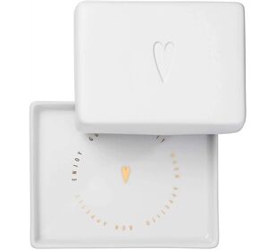 Räder PET Butterdose Herz 14,5x5,5x11,5cm