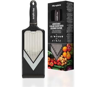Microplane Gourmet V-Hobel + Julienne Sliicer