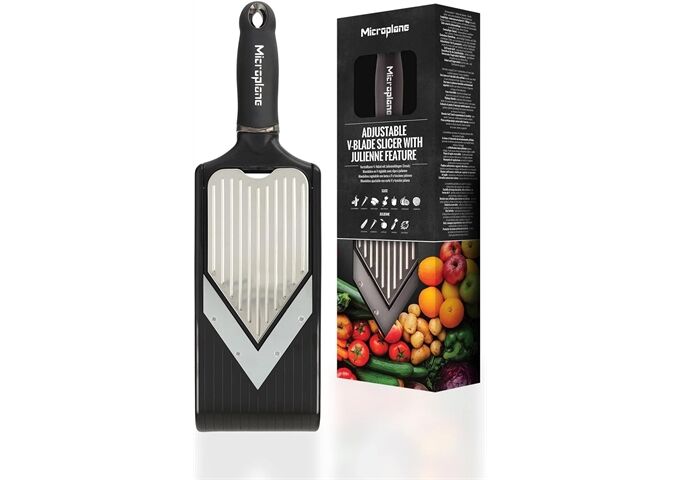 Microplane Gourmet V-Hobel + Julienne Sliicer