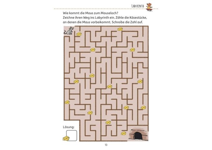 Hauschka Verlag Rätselblock ab 6 Jahre, Band 1, A5-Block