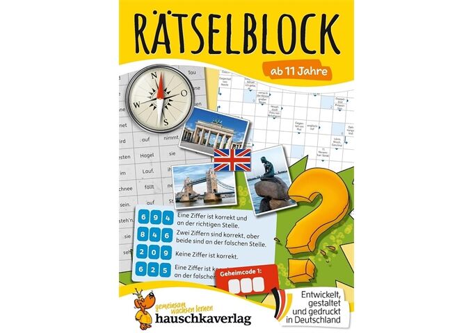 Hauschka Verlag Rätselblock ab 11 Jahre, A5-Block