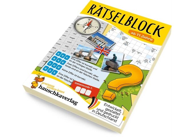 Hauschka Verlag Rätselblock ab 11 Jahre, A5-Block