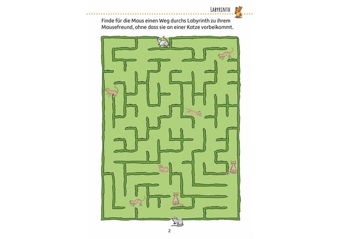 Hauschka Verlag Rätselblock ab 6 Jahre, Band 2, A5-Block