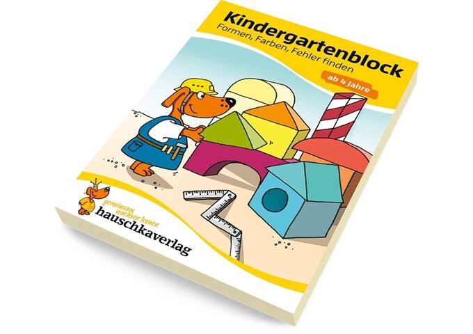 Hauschka Verlag Kindergartenblock - Formen, Farben, Fehler finden