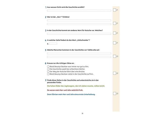 Hauschka Verlag Tests in Deutsch - Lernzielkontrollen 3. Klasse, A