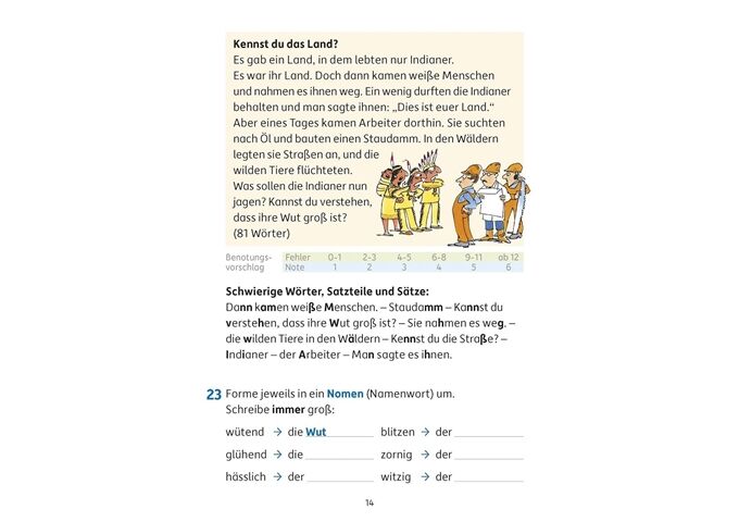 Hauschka Verlag Diktate 3./4. Klasse, A5- Heft