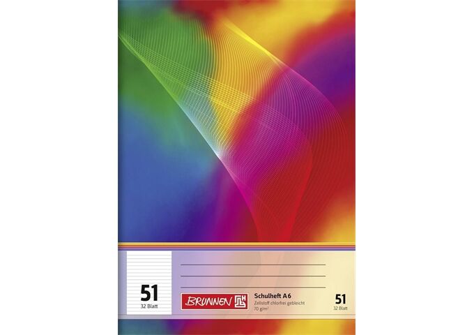BRUNNEN Oktavheft A6 32Bl TCF liniert