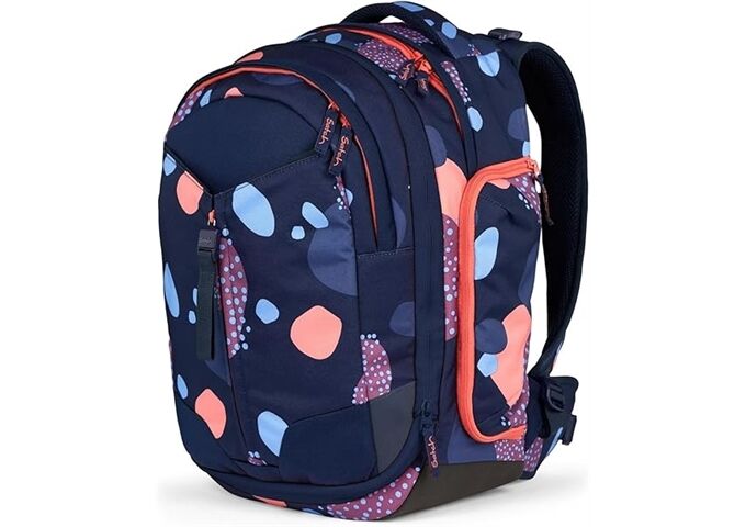 Satch Coral Reef Match Schulrucksack Einzeln dunkelblau