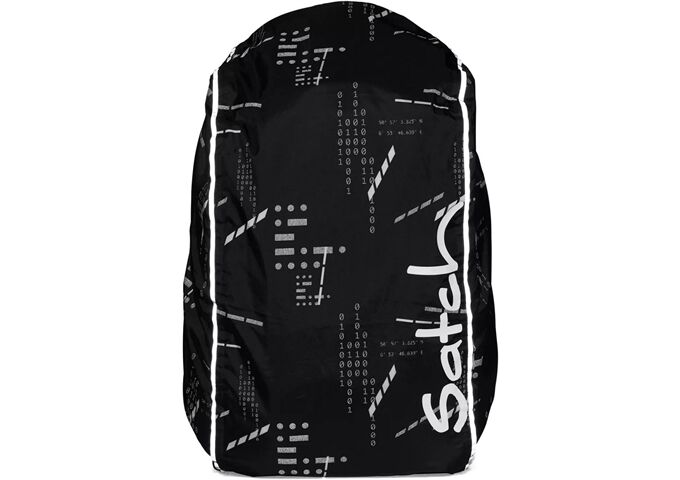 Satch Regenschutz Regencape Ninja Matrix schwarz