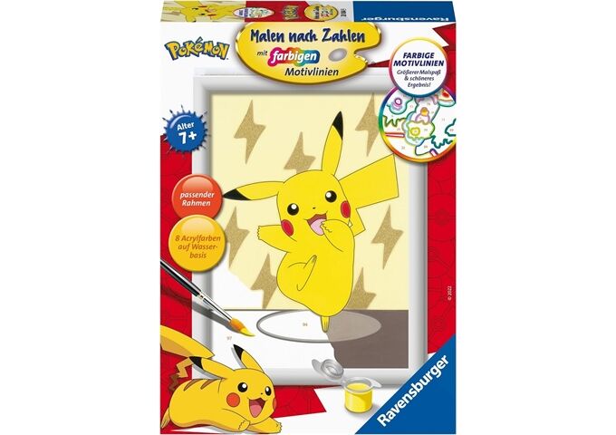 Ravensburger Malen nach Zahlen Pikachu