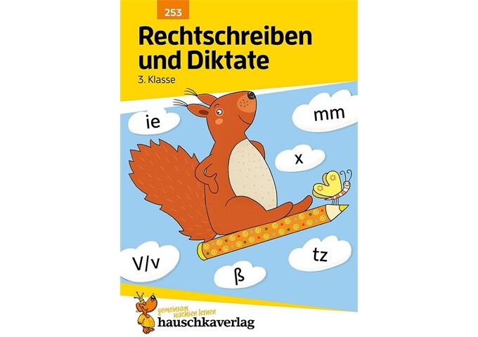 Hauschka Verlag Rechtschreiben und Diktate 3. Klasse, A5- Heft