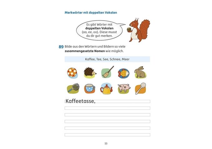 Hauschka Verlag Rechtschreiben und Diktate 3. Klasse, A5- Heft