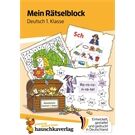 Hauschka Verlag Mein Rätselblock Deutsch 1.Klasse