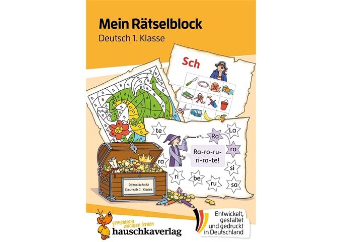 Hauschka Verlag Mein Rätselblock Deutsch 1.Klasse