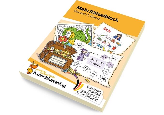 Hauschka Verlag Mein Rätselblock Deutsch 1.Klasse