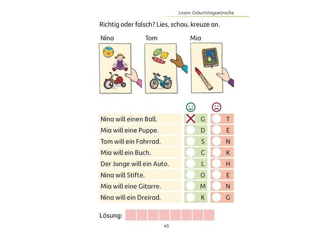 Hauschka Verlag Mein Rätselblock Deutsch 1.Klasse