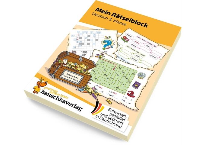 Hauschka Verlag Mein Rätselblock Deutsch 3.Klasse