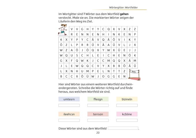 Hauschka Verlag Mein Rätselblock Deutsch 3.Klasse