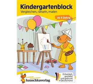Hauschka Verlag Kindergarten-Vergleichen,rätseln und malen