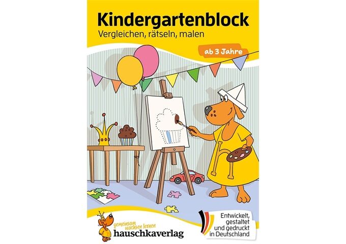 Hauschka Verlag Kindergarten-Vergleichen,rätseln und malen