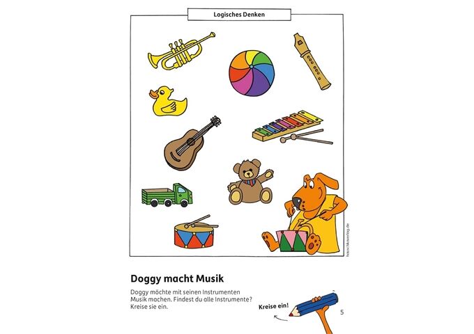 Hauschka Verlag Kindergarten-Vergleichen,rätseln und malen