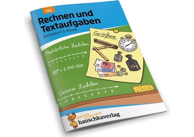 Hauschka Verlag Rechnen und Textaufgaben - Gymnasium 5. Klasse, A5
