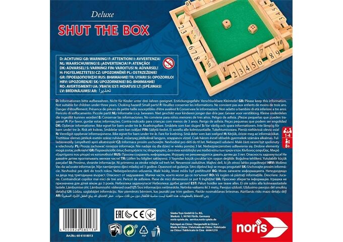 Simba Deluxe Shut The Box