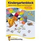 Hauschka Verlag Kindergarten-Meine ersten Rätsel u Denkspiele ab 3