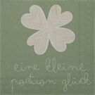 Räder DINING Cocktailserviette Eine kleine Portion Glück