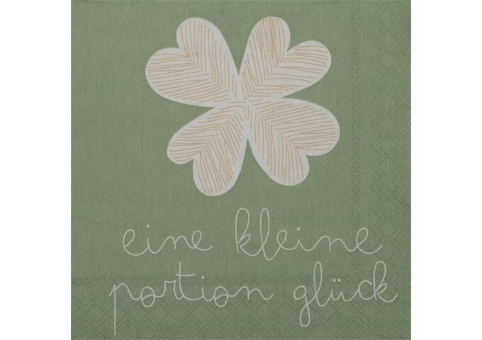 Räder DINING Cocktailserviette Eine kleine Portion Glück