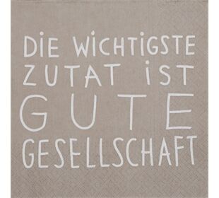 Räder DINING Serviette 33x33cm Die wichtigste Zutat