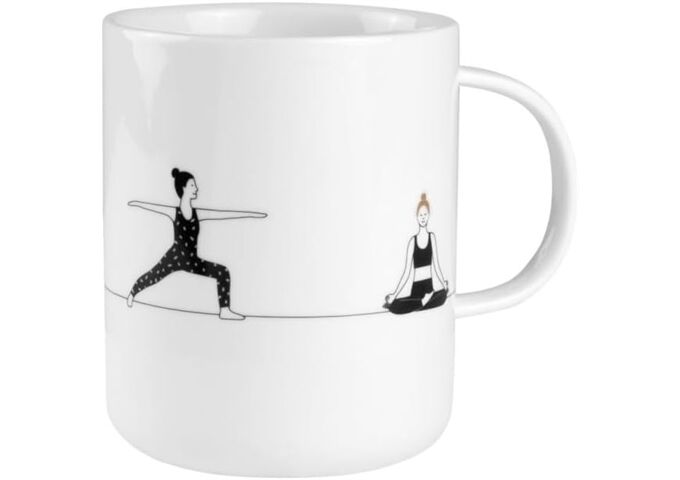  Hobby Geschenktasse Yoga D.8cm, H.10cm