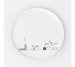 Räder Hobby Geschenkteller Gärtnerin D.15cm