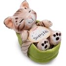 Nici Kuscheltier Katze Bengal 12cm hellgrün