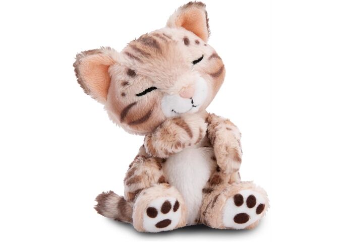 Nici Kuscheltier Katze Bengal 12cm hellgrün