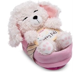 Nici Kuscheltier Hund Pudel weiß 12cm malve